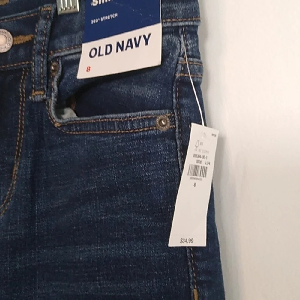 Old Navy Slim Dark Wash Jeans - Size 8